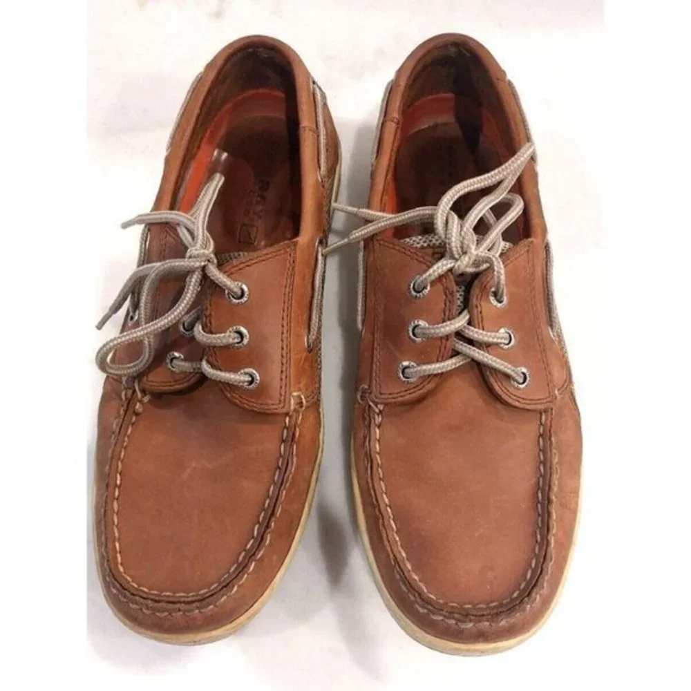 Sperry Top-sider Men's Billfish 3-Eye Boat Shoe Tan/Beige 0799023 Size‎ 9 Medium